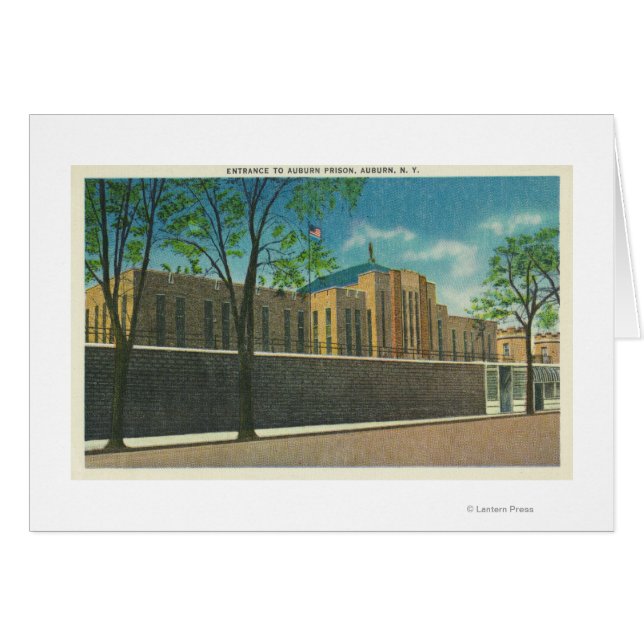 Aussicht ins Gefängnis von Auburn (Vorderseite (Horizontal))