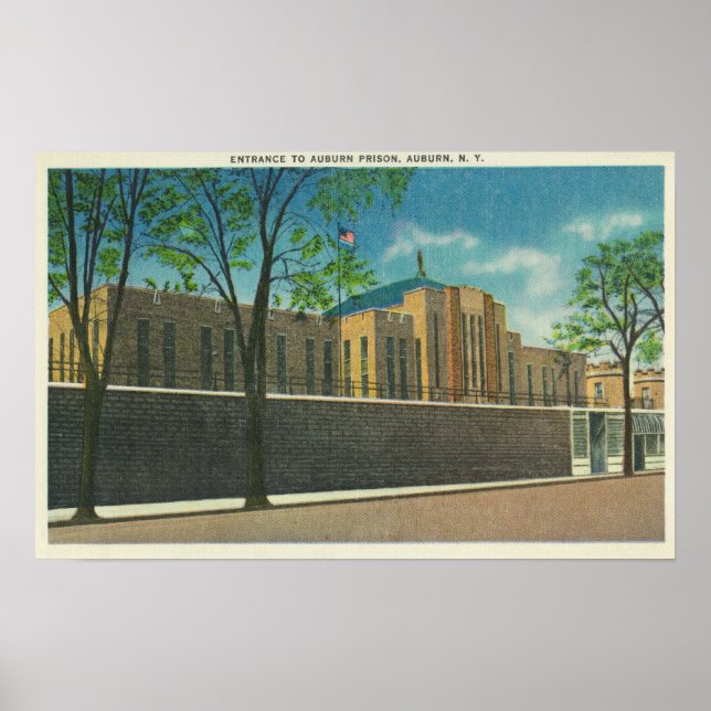 Aussicht ins Gefängnis von Auburn Poster (Vorne)