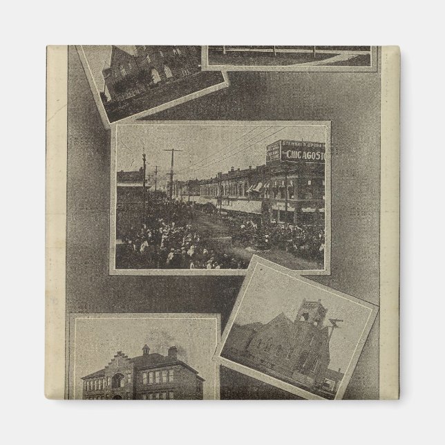 Aussicht, La Grande, Oregon Magnet (Vorne)