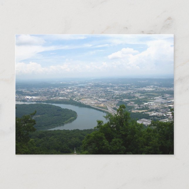 Aussicht vom Aussichtsberg 2 Postkarte (Vorderseite)