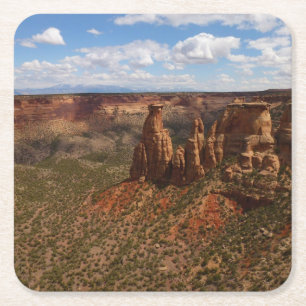 Aussicht vom Canyon Rim Trail Centro Cattedrale S. Rechteckiger Pappuntersetzer
