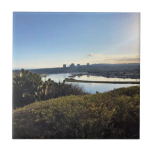 Aussicht vom Castaways Park, Newport Beach, CA, Fliese