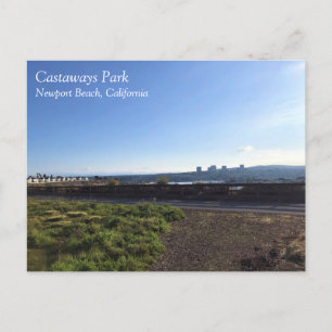 Aussicht vom Castaways Park, Newport Beach, CA, Postkarte