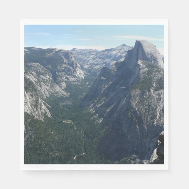 Aussicht vom Glacier Point auf den Yosemite Nation Serviette (Vorderseite)