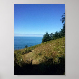 Aussicht vom Hart's Cove Trail, Oregon Coast Poster