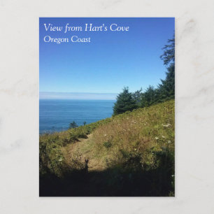 Aussicht vom Hart's Cove Trail, Oregon Coast Postkarte