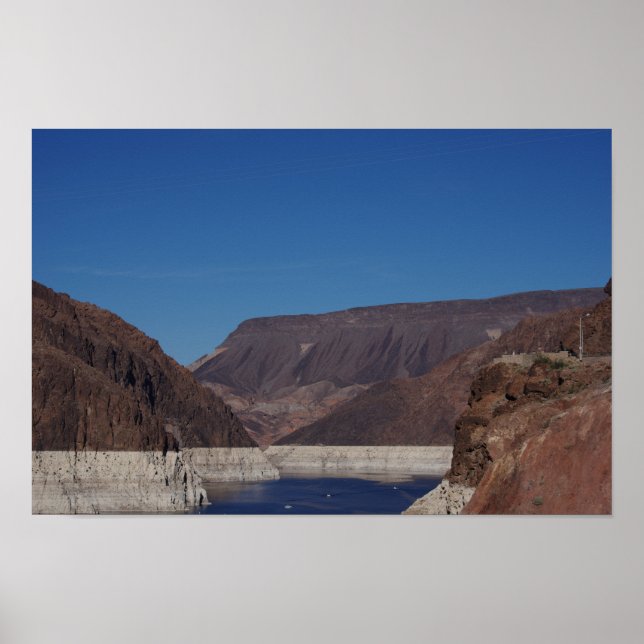 Aussicht vom Hoover-Staudamm 2016 Poster (Vorne)