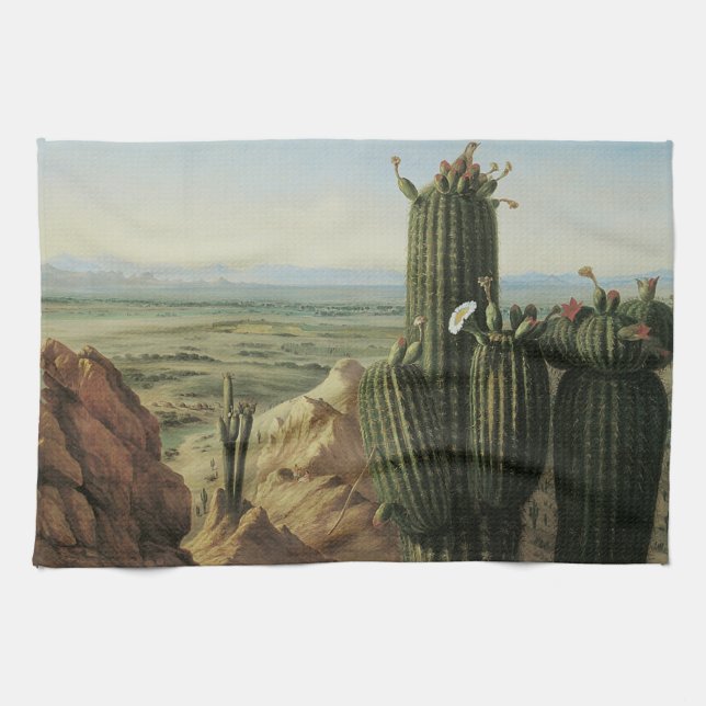 Aussicht vom Maricopa Berg in der Nähe von Rio Gil Geschirrtuch (Horizontal)