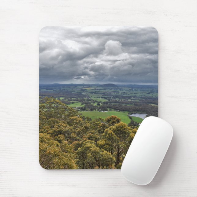 Aussicht vom Mount Buninyong Mousepad (Mit Mouse)