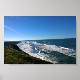 Aussicht vom Nord Head Lighthouse, Washington Poster