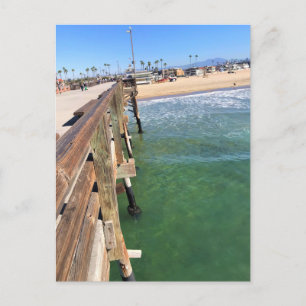 Aussicht vom Pier, Newport Beach, Kalifornien Postkarte
