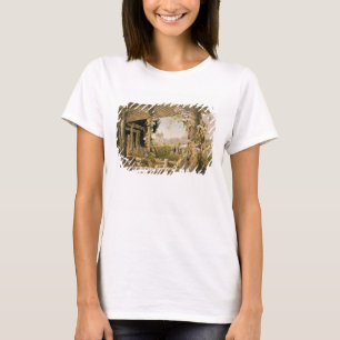Aussicht vom rustikalen Platz, Shrublands, von "Th T-Shirt