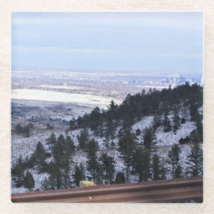 Aussicht vom Windy Saddle Park, Golden, Colorado Glasuntersetzer
