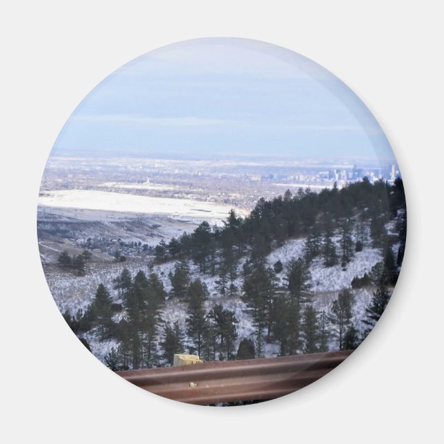 Aussicht vom Windy Saddle Park, Golden, Colorado Magnet (Vorne)