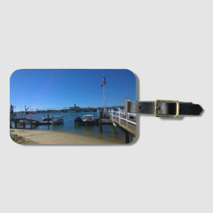 Aussicht von Balboa Island, Newport Beach, Kalifor Gepäckanhänger