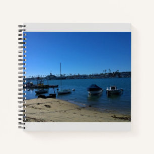 Aussicht von Balboa Island, Newport Beach, Kalifor Notizbuch