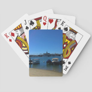 Aussicht von Balboa Island, Newport Beach, Kalifor Spielkarten