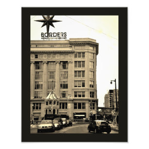 Aussicht von der Avenue Wisconsin Fotodruck