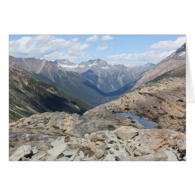 Aussicht von der Farnham Glacier Card (Vorderseite (Horizontal))