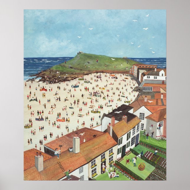 Aussicht von der Tate Gallery St. Ives Poster (Vorne)