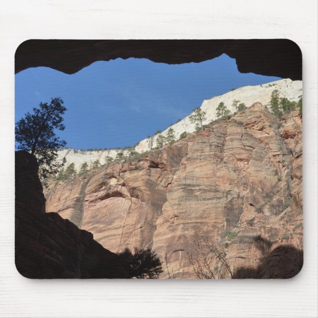 Aussicht von der Teufelstreppe auf den Zion Nation Mousepad (Vorne)