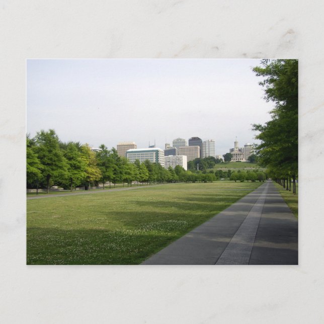 Aussicht von der zweihundertjährigen Mall, Nashvil Postkarte (Vorderseite)