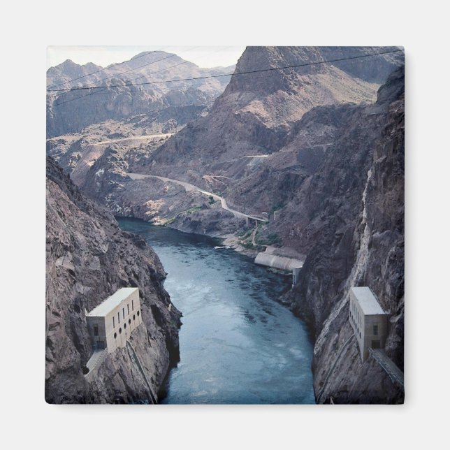 Aussicht von Hoover Dam, Nevada/Arizona, USA Magnet (Vorne)