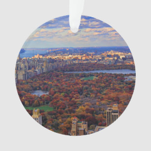Aussicht von oben: Herbst im Central Park 01 Ornament