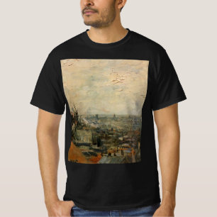 Aussicht von Paris aus Montmartre von Vincent van T-Shirt