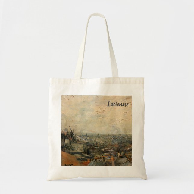 Aussicht von Paris aus Montmartre von Vincent van  Tragetasche (Vorne)