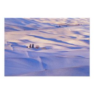 Aussicht von Steptoe Butte auf die Hügel Fotodruck