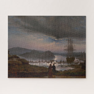 Aussicht von Vaekero bei Christiania von J.C. Dahl