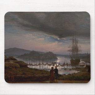 Aussicht von Vaekero bei Christiania von J.C. Dahl Mousepad