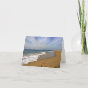 Aussicht von Wedge, Newport Beach, Kalifornien Dankeskarte