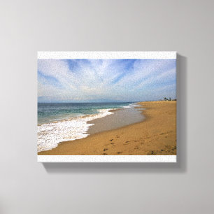 Aussicht von Wedge, Newport Beach, Kalifornien Leinwanddruck