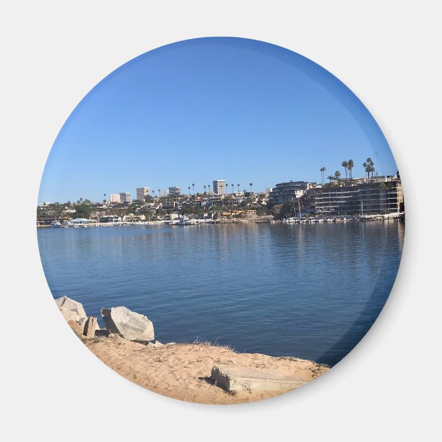 Aussicht von Wedge, Newport Beach, Kalifornien Magnet (Vorne)