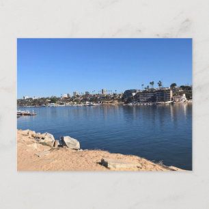Aussicht von Wedge, Newport Beach, Kalifornien Postkarte