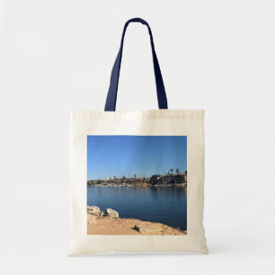 Aussicht von Wedge, Newport Beach, Kalifornien Tragetasche