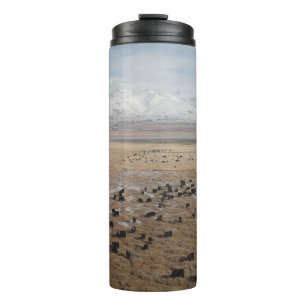 AUSSICHT VON ZUG ZU TIBET THERMOSBECHER