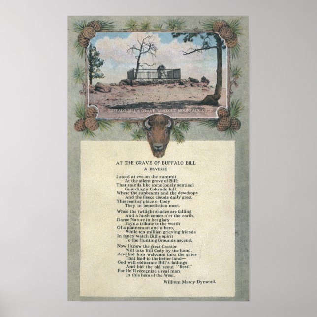 Aussichtsberg, Colorado Poster (Vorne)