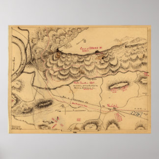 Aussichtsberg, Winterquartier 1864 Poster