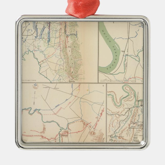 Aussichtspunkt, Tennessee Ornament Aus Metall (Vorne)