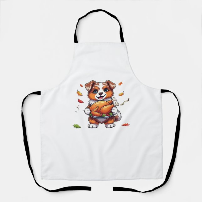 Aussie 178 Erntedank Oversized T - Shirt.png Schürze (Vorderseite)
