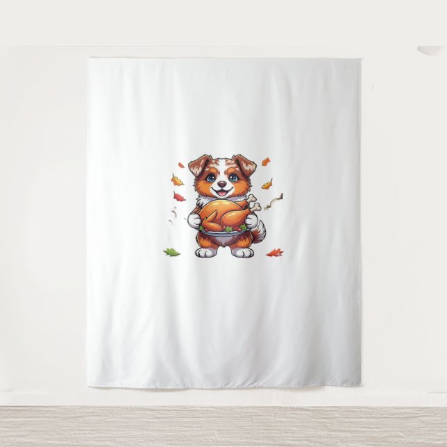 Aussie 178 Erntedank Oversized T - Shirt.png Wandteppich (Vorderseite)