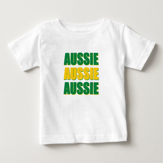 Aussie Aussie Aussie Baby T-shirt (Vorderseite)