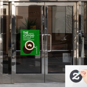 Aussie Baristas Fensteraufkleber