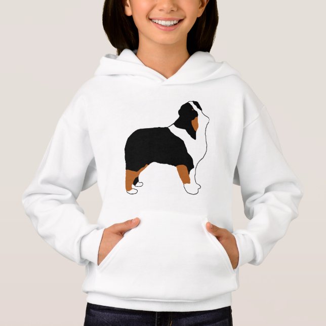 aussie black tri silo hoodie (Vorderseite)