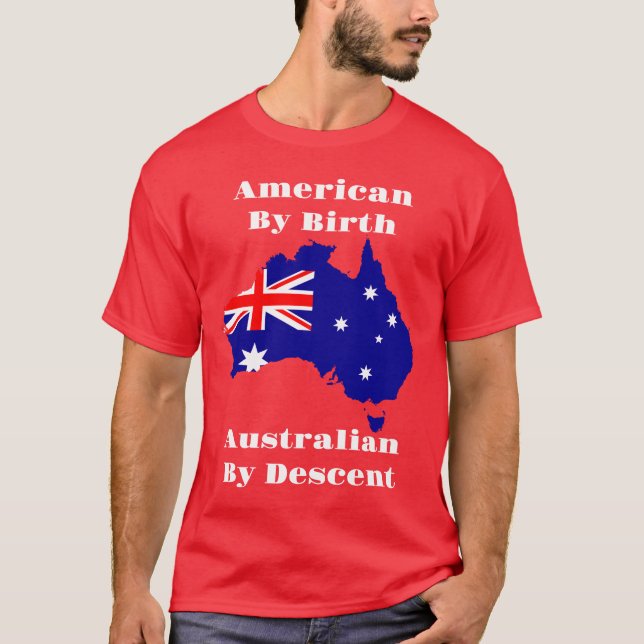 Aussie by Descent T-Shirt (Vorderseite)