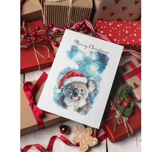 Aussie Christmas Cheer, Koala Bear Brauch Postkarte