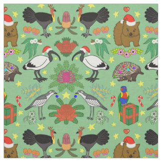 Aussie Christmas Fabric Stoff